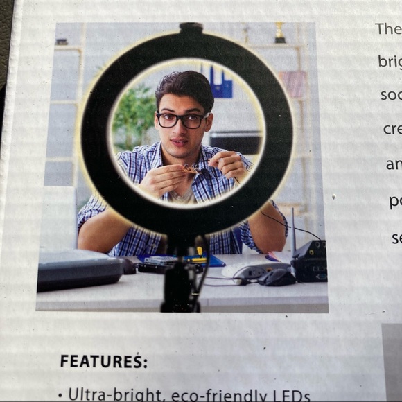 LED ring light NEW 8 inch - Picture 4 of 10